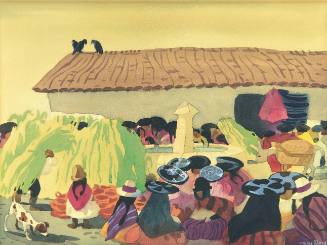 South American Village Scene