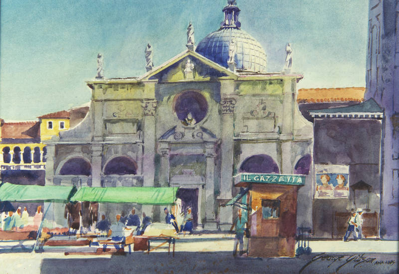 Market in St. Mark's Square, Venice