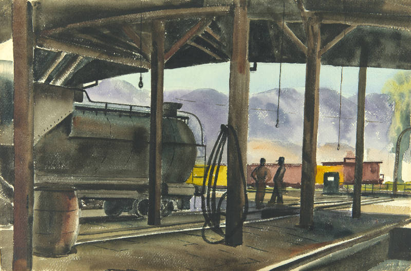 Untitled (Train yard)