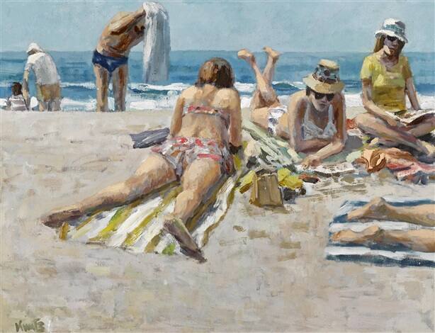 Main Beach, Bathers