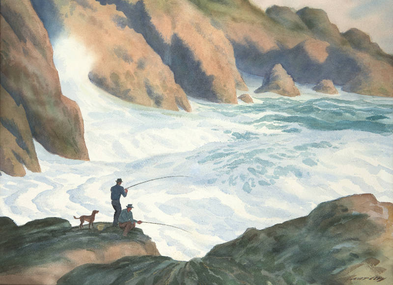 Rock Fishermen, Big Sur