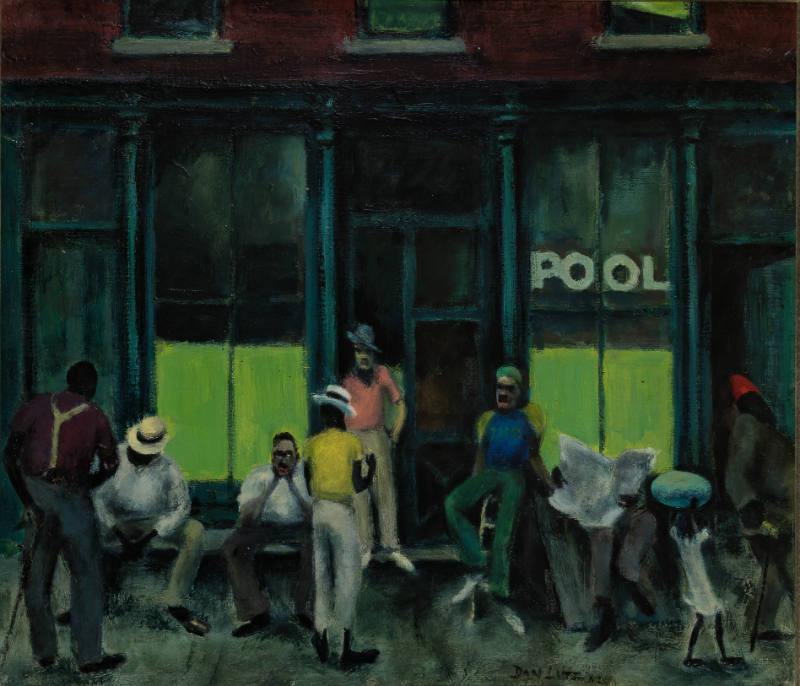 Street Scene, Pool Hall