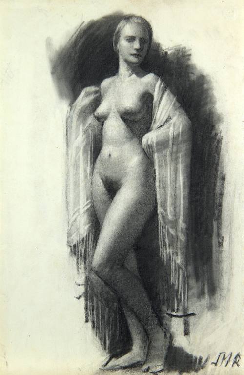 Untitled (Standing Nude Woman)