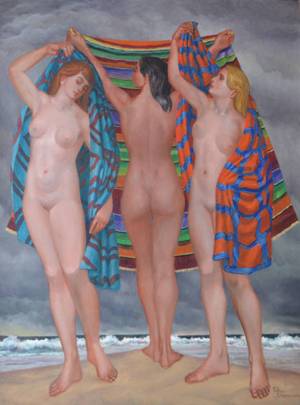 Three Graces with Towels