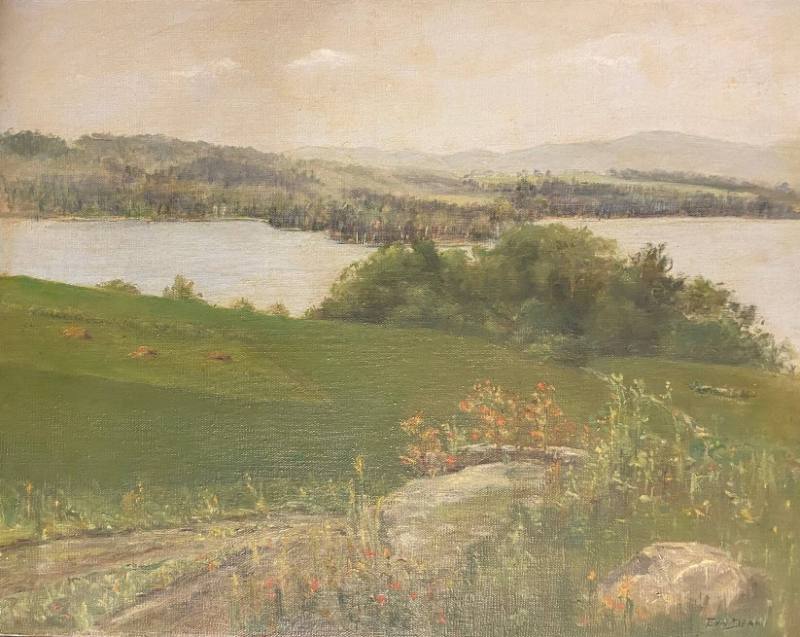 Untitled (Landscape with Wildflowers)