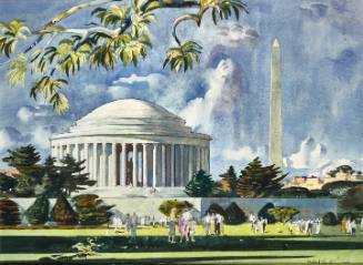 Washington and Jefferson Monuments