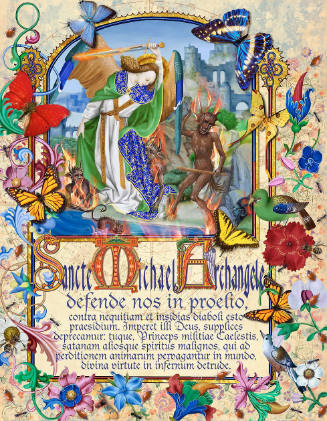 Prayer to Saint Michael the Archangel in Latin 