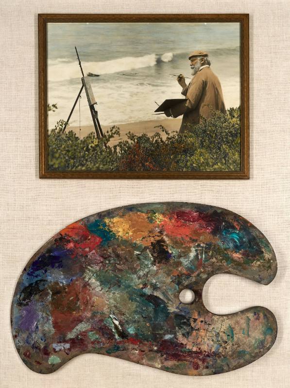 Frank Cuprien's Palette and Photo