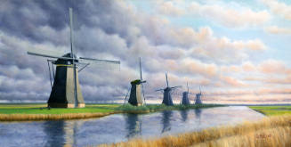 The Windmills of Kinderdijk