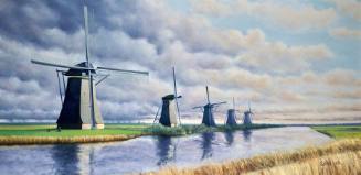 The Windmills of Kinderdijk