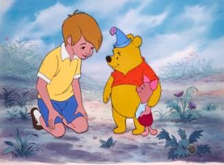 Christopher Robin, Pooh and Piglet